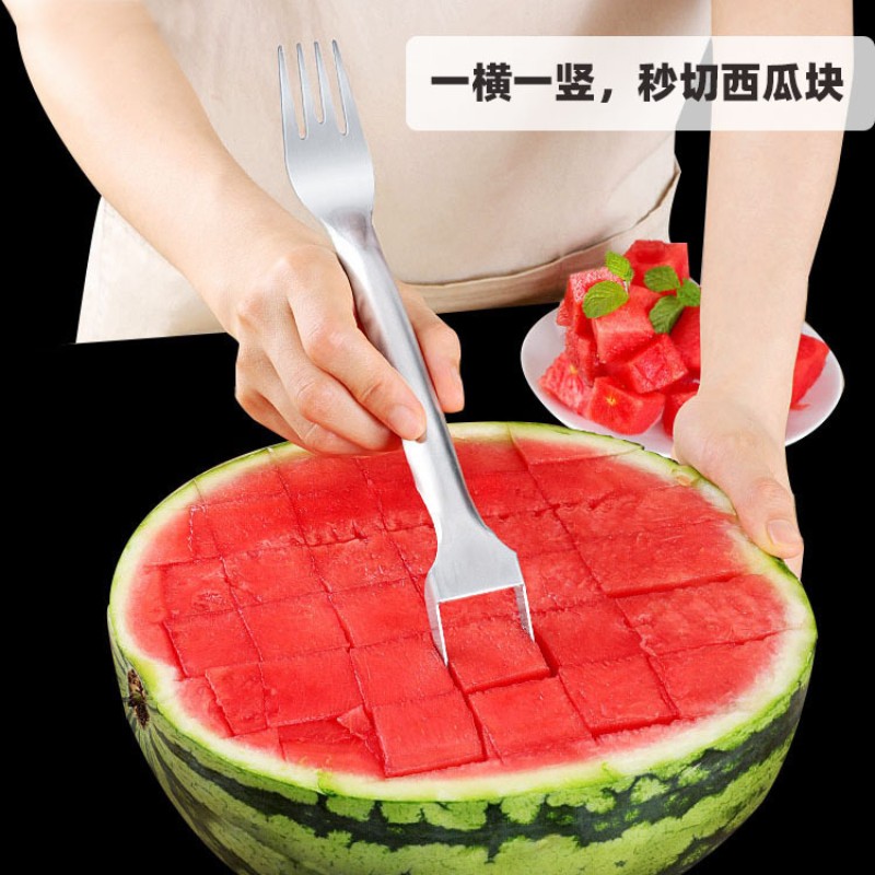 Kitchen Gadgets Cutting Tools - Wassermelone schneider aus Edelstahl, ausgefallener Schneid