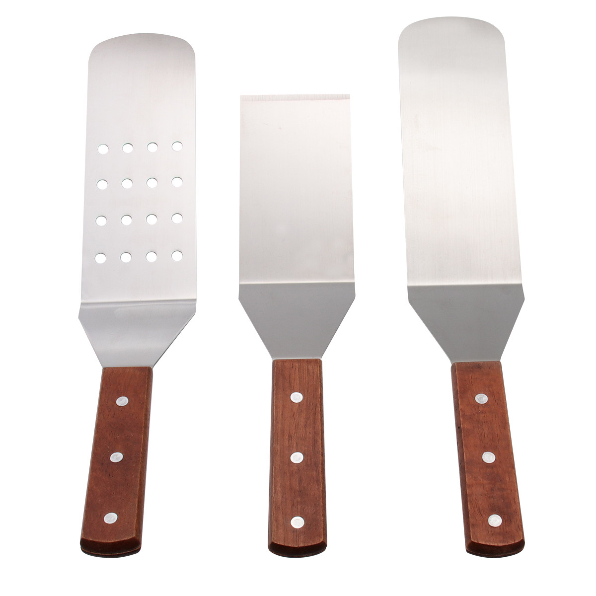 Kitchen Gadgets Baking - 1 Set Edelstahl-Pizzaschaufel mit Naturholzgriff für