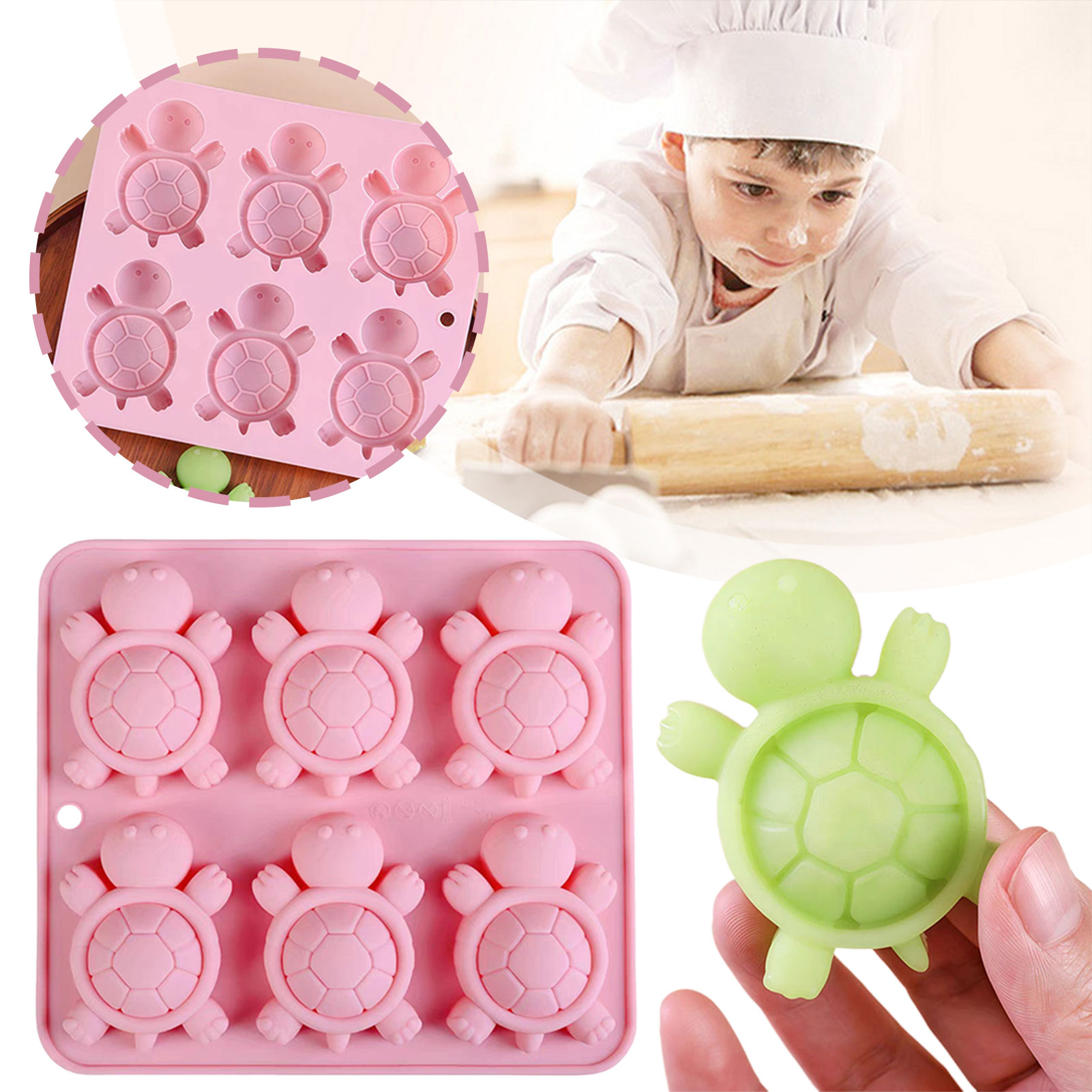 Kitchen Gadgets Baking - Schildkröten Eisschale 3d Schildkröten Meeresschildkröten Silikonform
