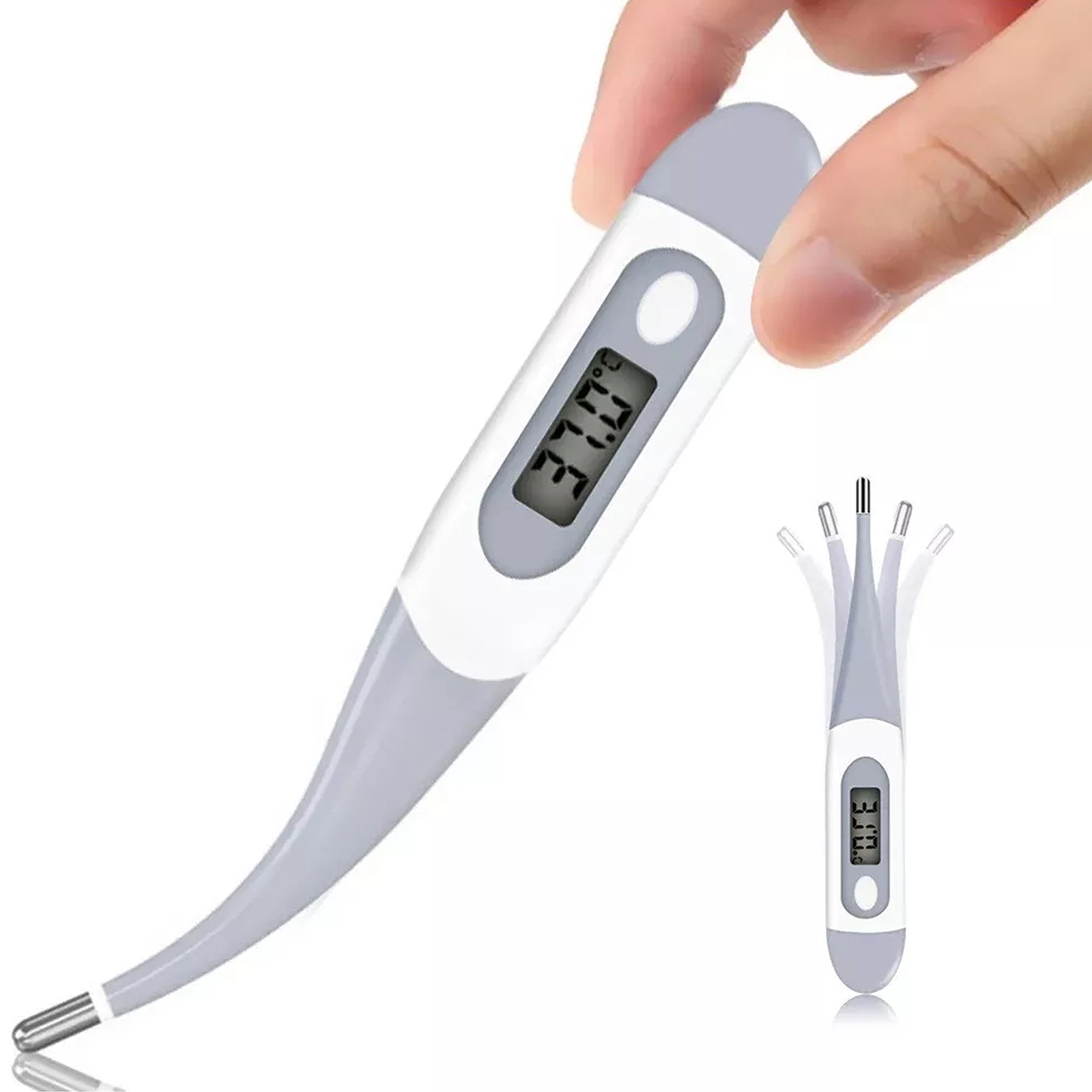 Instant Read Thermometer - Thermometer für Erwachsene, digitales Mundthermometer mit
