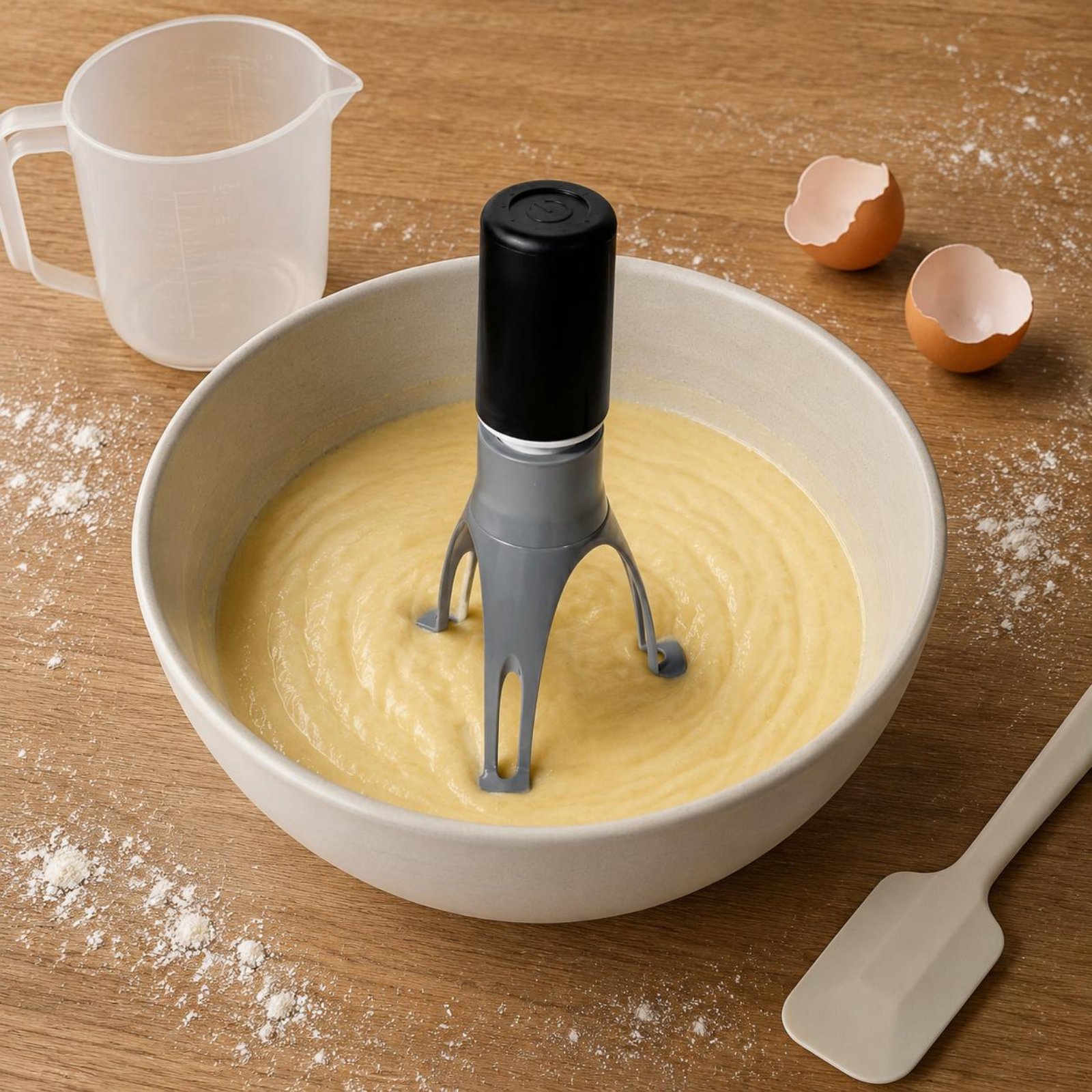Kitchen Gadgets And Appliances - Automatischer Dreieck-Rührer - Elektrischer Freihand-Eierquirl &