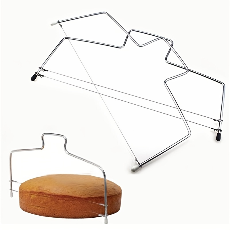 Kitchen Gadgets Cutting Tools - Doppellinien-Kuchenschneider, verstellbares Edelstahlgerät, Dekorationsform, Backgeschirr, Küchenkochwerkzeug,