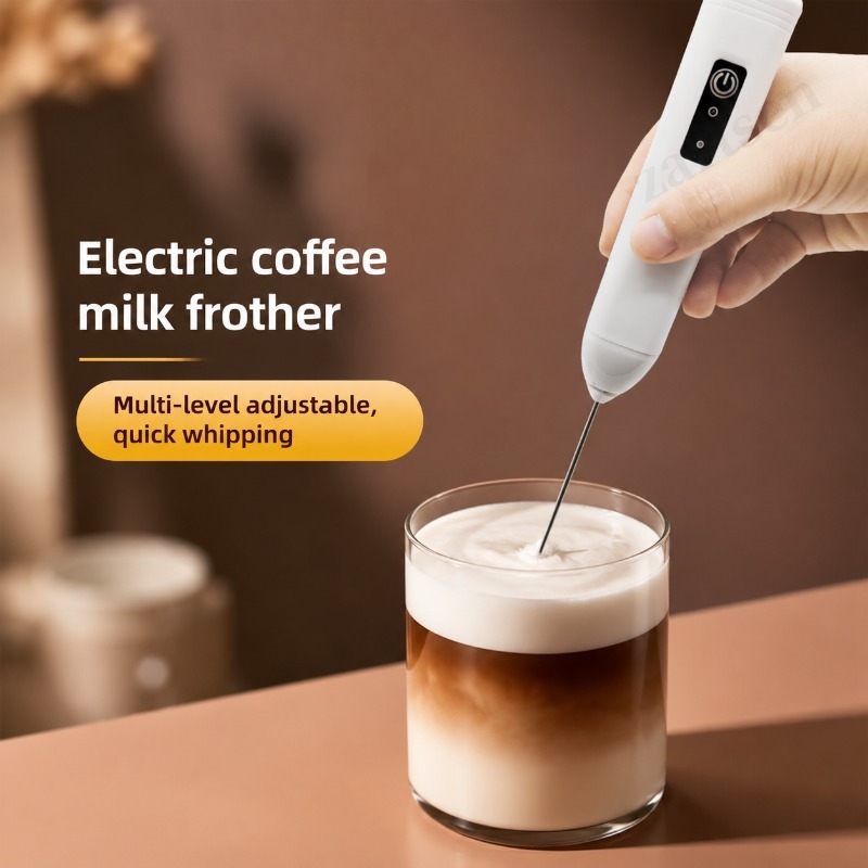Kitchen Gadgets And Appliances - Elektrischer Kaffee-Milchaufschäumer, Handmixer für Kaffee und