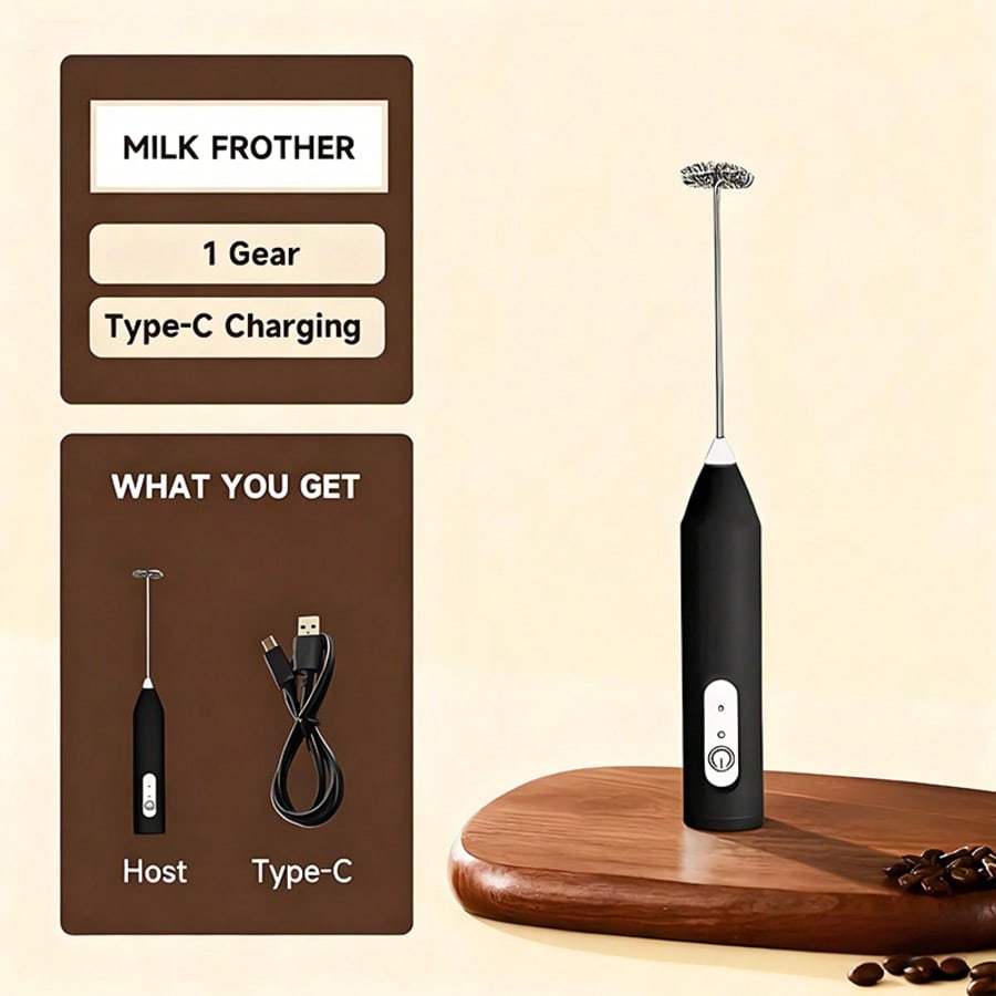 Kitchen Gadgets For Cooking - 1er-Pack Handmixer, elektrischer Mixer, Eierschläger, Milchaufschäumer,