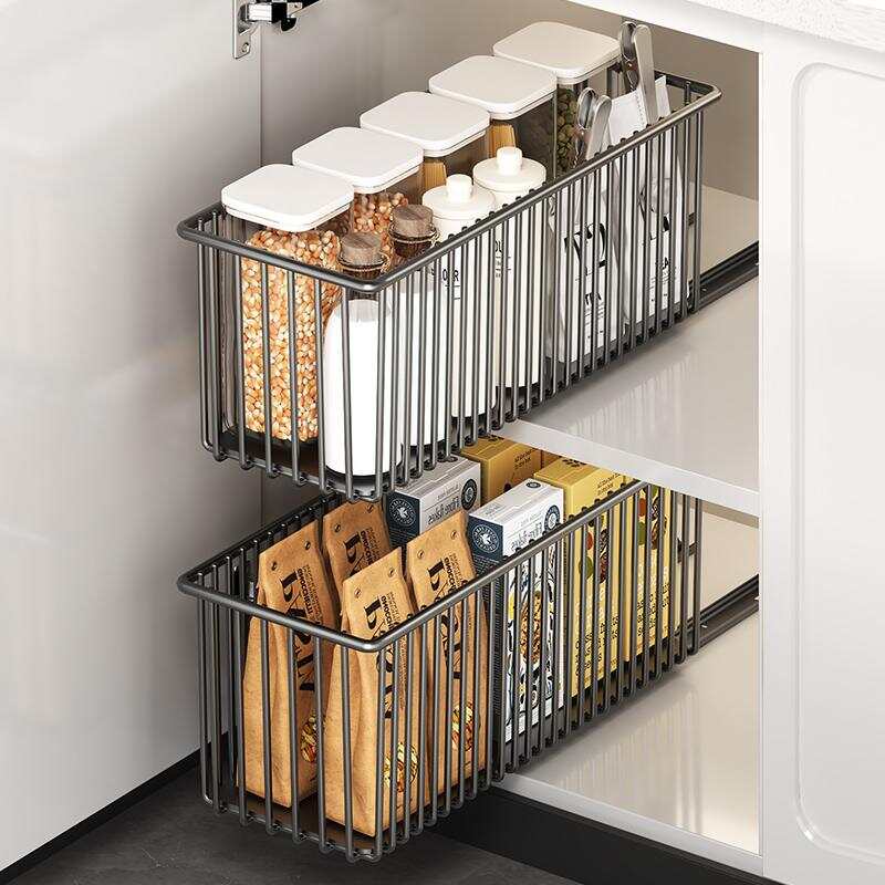 Kitchen Room Gadgets - GHQ 6-teiliges Set Stapelbare Acryl-Aufbewahrungsbehälter für