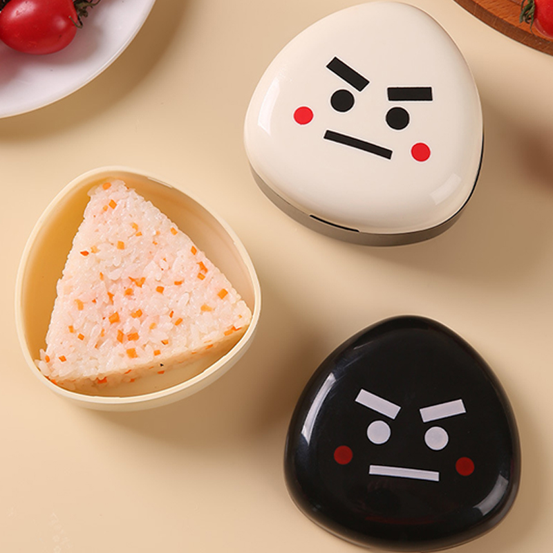 Kitchen Gadgets Japanese - Dreieckige Onigiri-Sushi-Form Bento-Box-Set Reis-Gemüse-Rollform Japanischer Stil