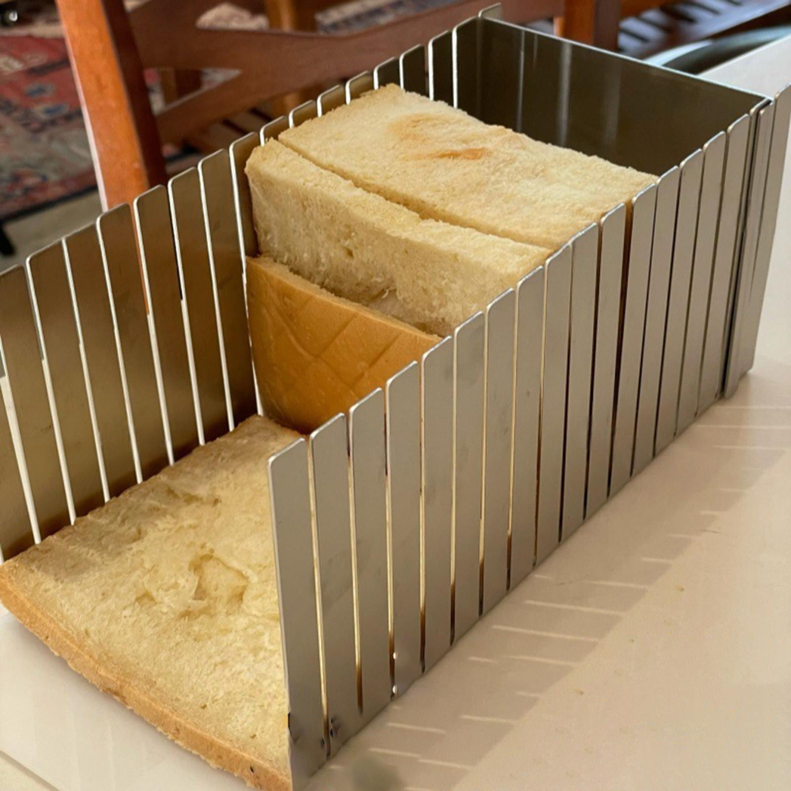 Kitchen Gadgets Cutting Tools - Brotschneider aus Edelstahl, Küchenhelfer, Backwerkzeug, Schneidführung,