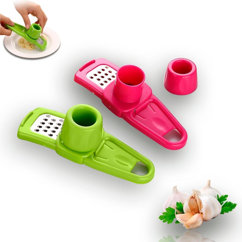 Kitchen Gadgets For Cooking - Handgepresster Knoblauchzerkleinerer, manuelles Knoblauch-Hack- und Zerkleinerungswerkzeug,