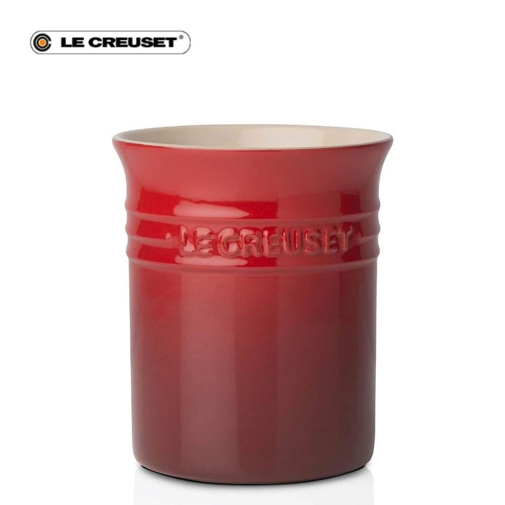 Kitchen Gadgets Ideas - Le Creuset Steingut-Utensilienhalter Mehrfarbig Küchenwerkzeug-Aufbewahrungsdose Geschenkidee
