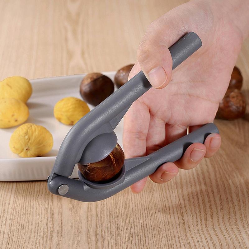Kitchen Gadgets Cutting Tools - Offener Clip für Kastanien, Mehrzweck-Nussknacker, Öffner,