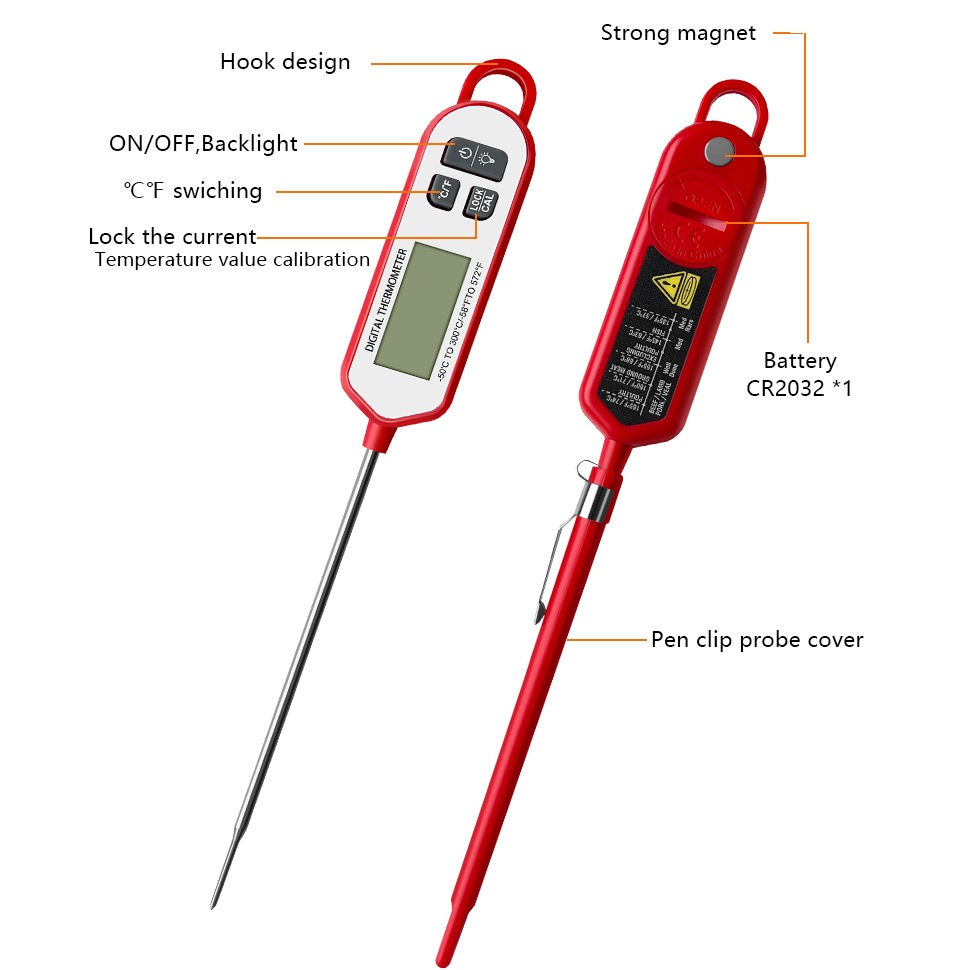 Digitales Fleischthermometer,  – Instant Read Thermometer Bewertung und Preis