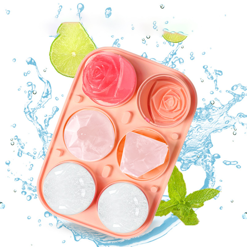 3D Rose Diamant Runde Eiswürfe – Kitchen Gadgets Baking Bewertung und Preis