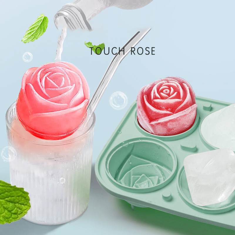 3D Rose Diamant Runde Eiswürfe – Kitchen Gadgets Baking Bewertung und Preis