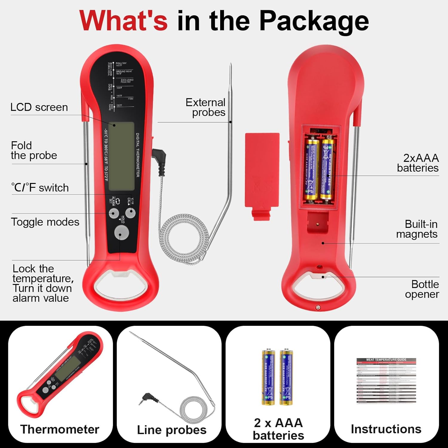 Professionelles Digitales Flei – Instant Read Thermometer Bewertung und Preis