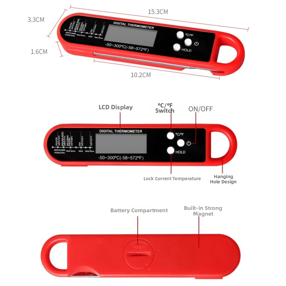 Hintergrundbeleuchtetes Displa – Instant Read Thermometer Bewertung und Preis