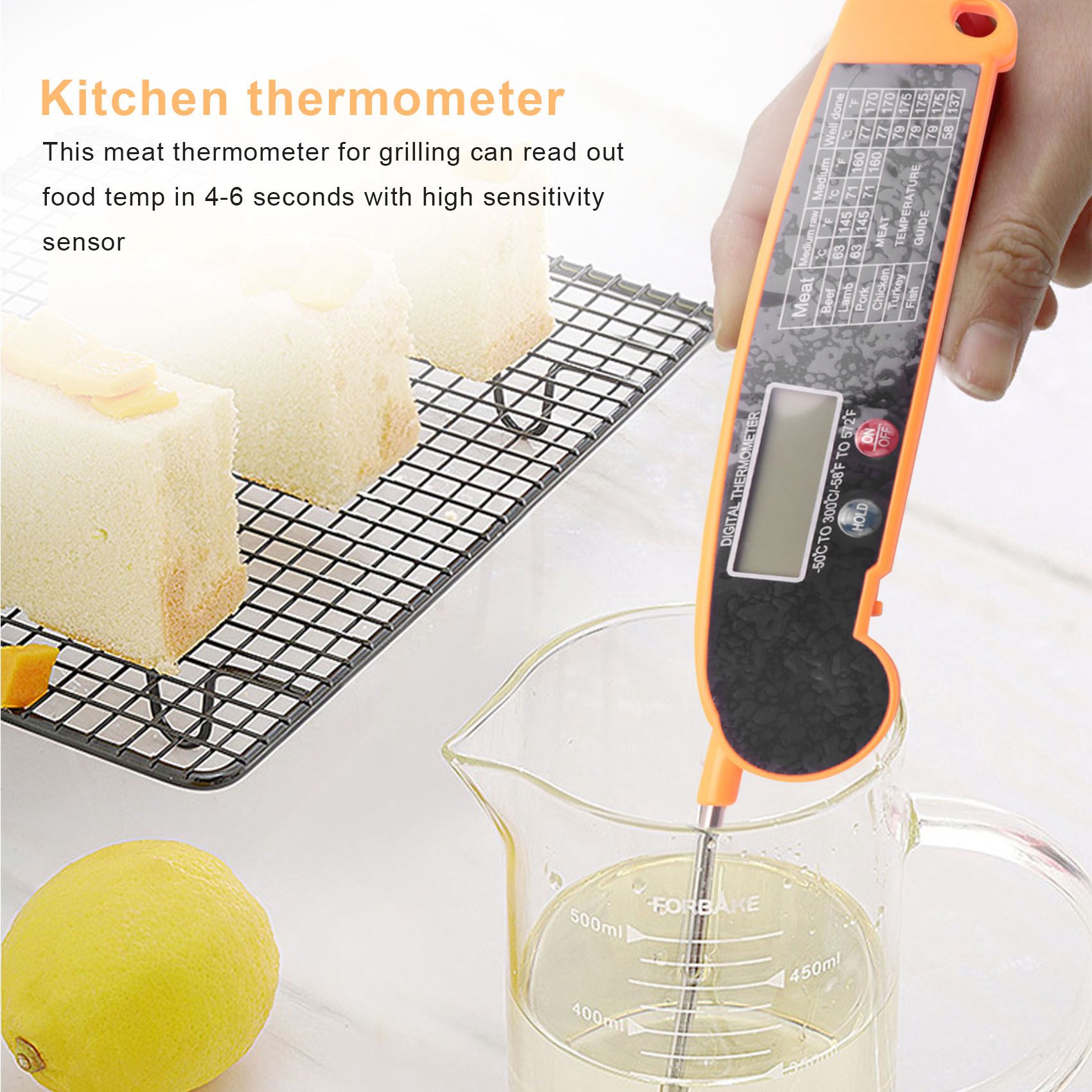 Digitales, sofort ablesbares F – Instant Read Thermometer Bewertung und Preis