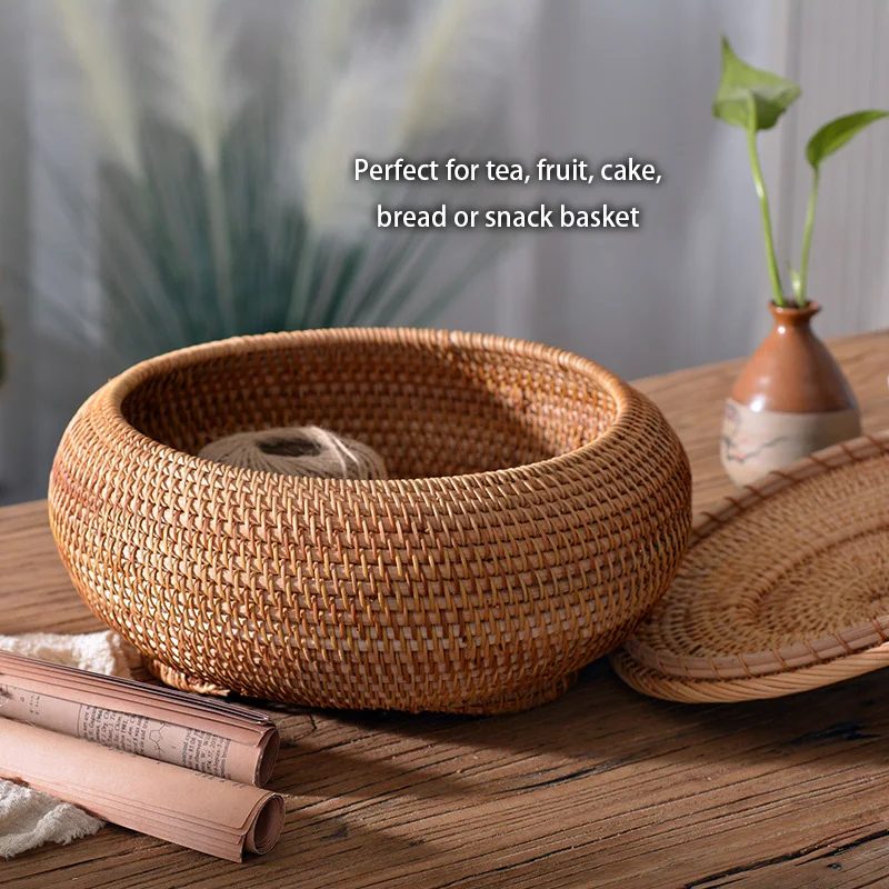 Handgewebte Rattan-Aufbewahrun – Kitchen Gadgets In Japan Bewertung und Preis